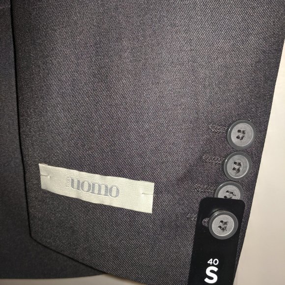 Men's Black Classic Fit Fashion Suit (2-Piece) 38L - Picture 7 of 7